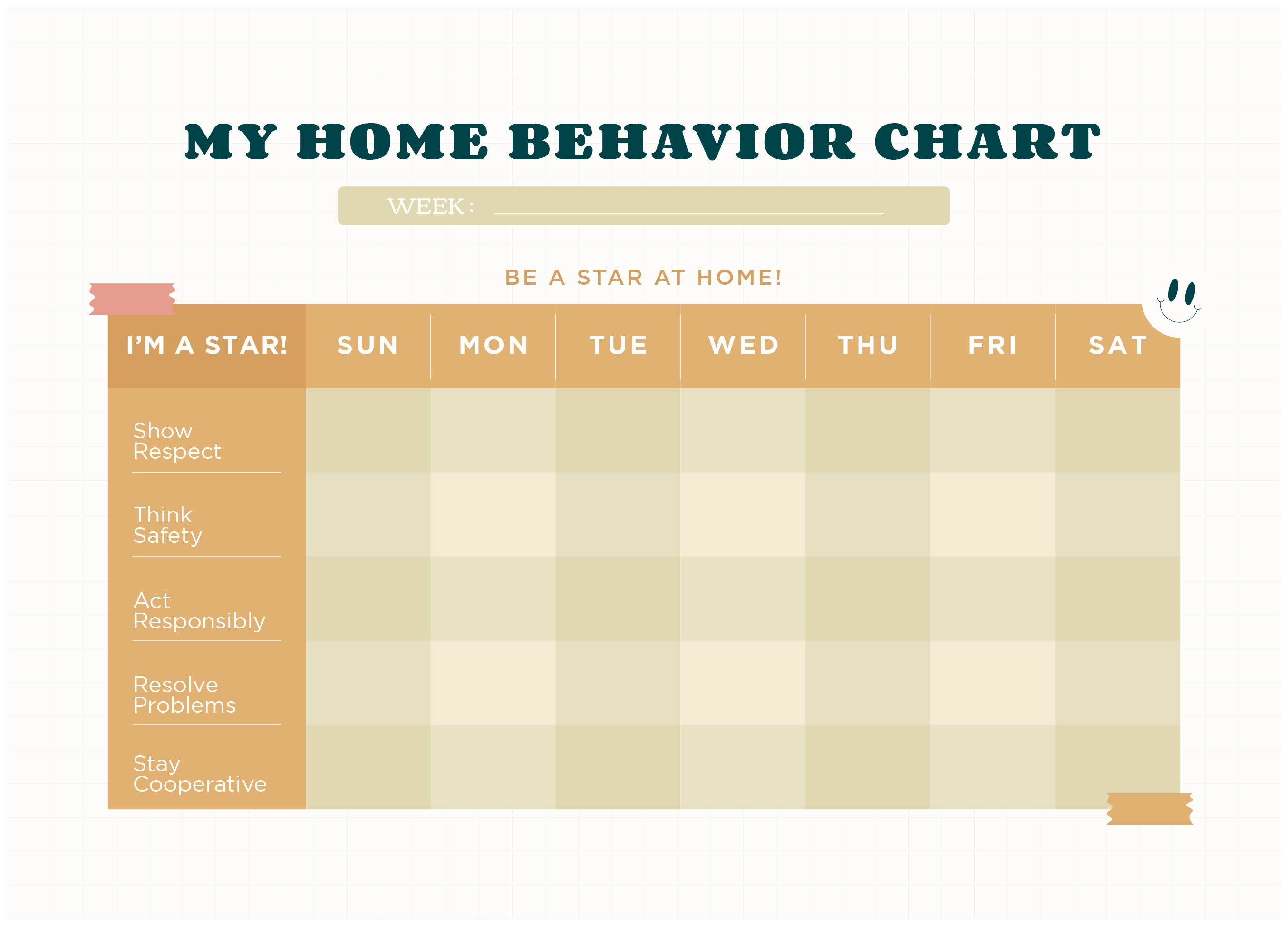 10 Best Printable Behavior Charts For Home Printablee