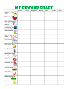 44 Printable Reward Charts For Kids PDF Excel Word - BehaviorChart.net