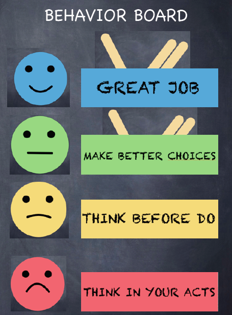 Behavior Chart For Your Students Printable And Easy To Use Follow My