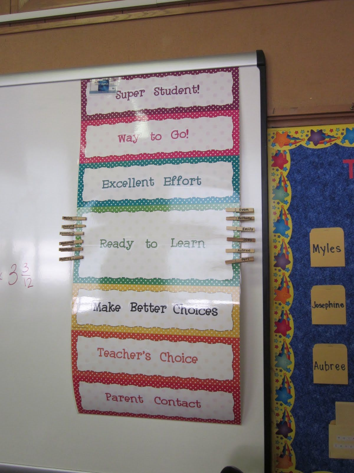 Behavior Chart Starting Point Might Alter For Upper Elementary Grade 