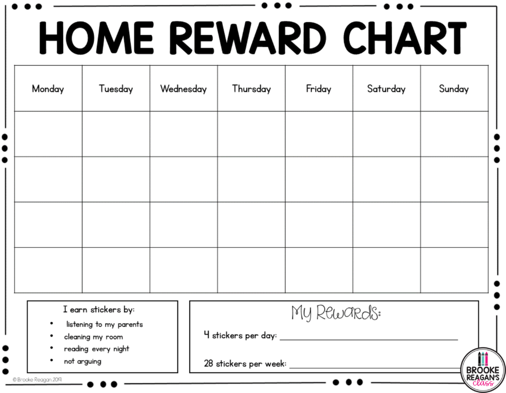 Behavior Charts For Home Home Behavior Charts Behaviour Chart 
