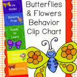 Behavior Clip Chart Behavior Management Butterflies Flowers