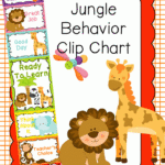 Behavior Clip Chart Behavior Management JUNGLE ANIMALS 2 Clip