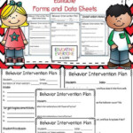 Behavior Intervention Plan Editable Forms And Data Sheets Behavior