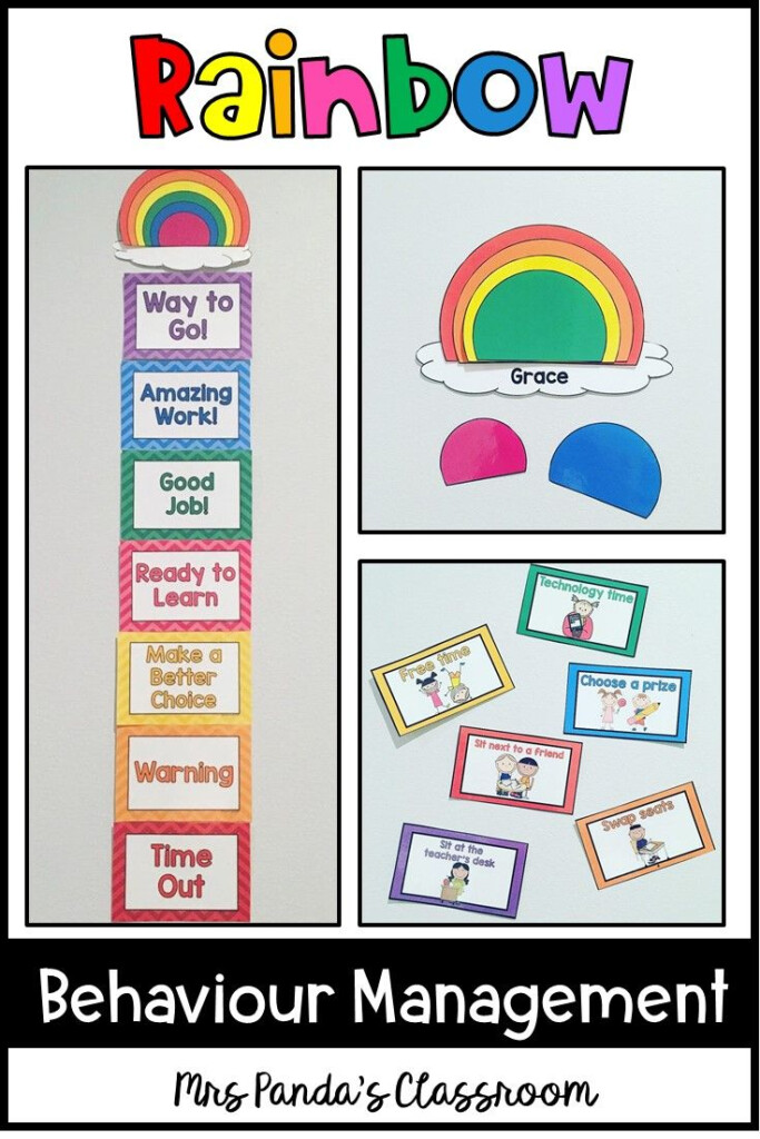 Build Your Rainbow Behavior Chart