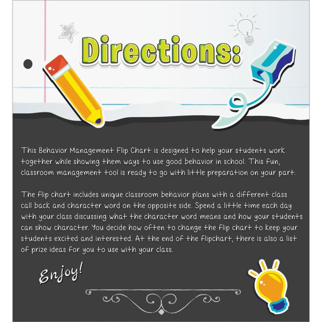 Behavior Management Flip Chart Primary