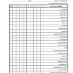 BEHAVIOR OBSERVATION CHECKLIST BEHAVIOR Chores For Kids Preschool