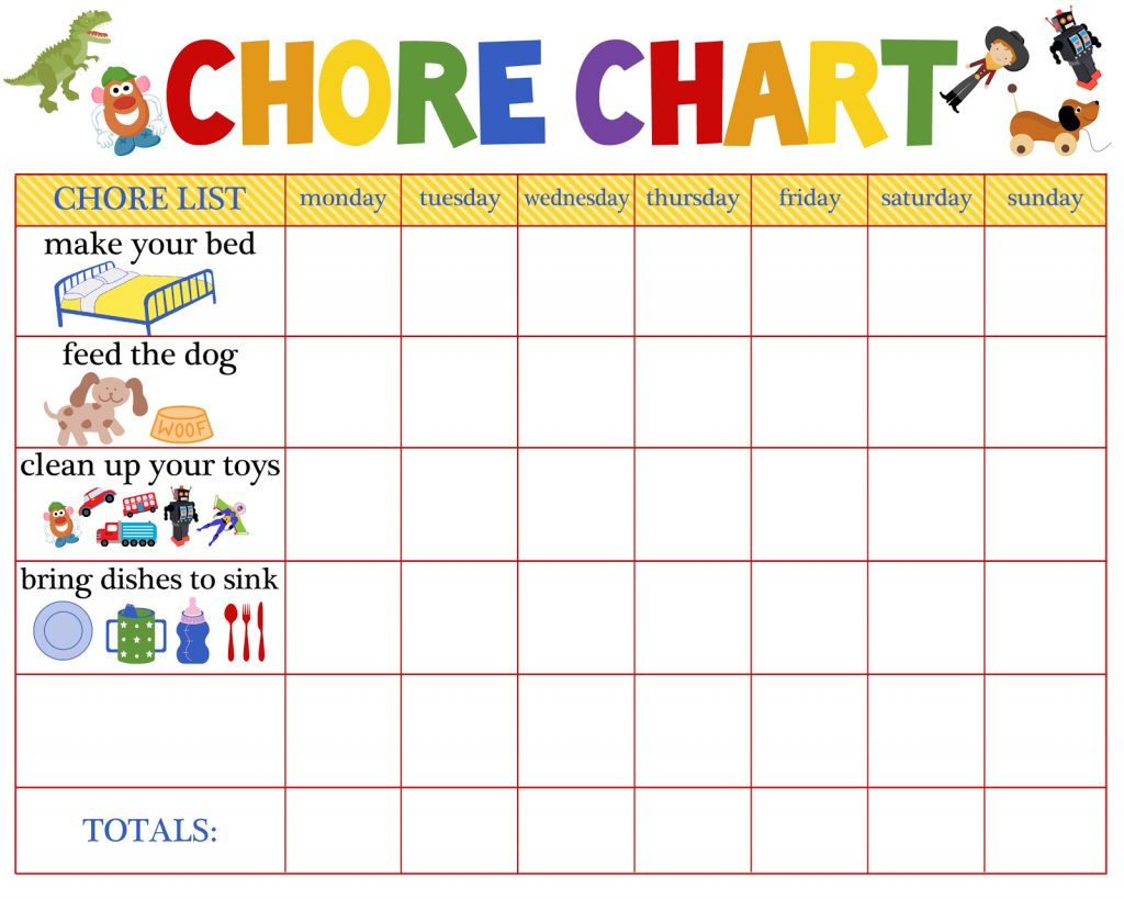 Behaviour Charts For 6 Year Olds Kiddo Shelter Printable Reward 