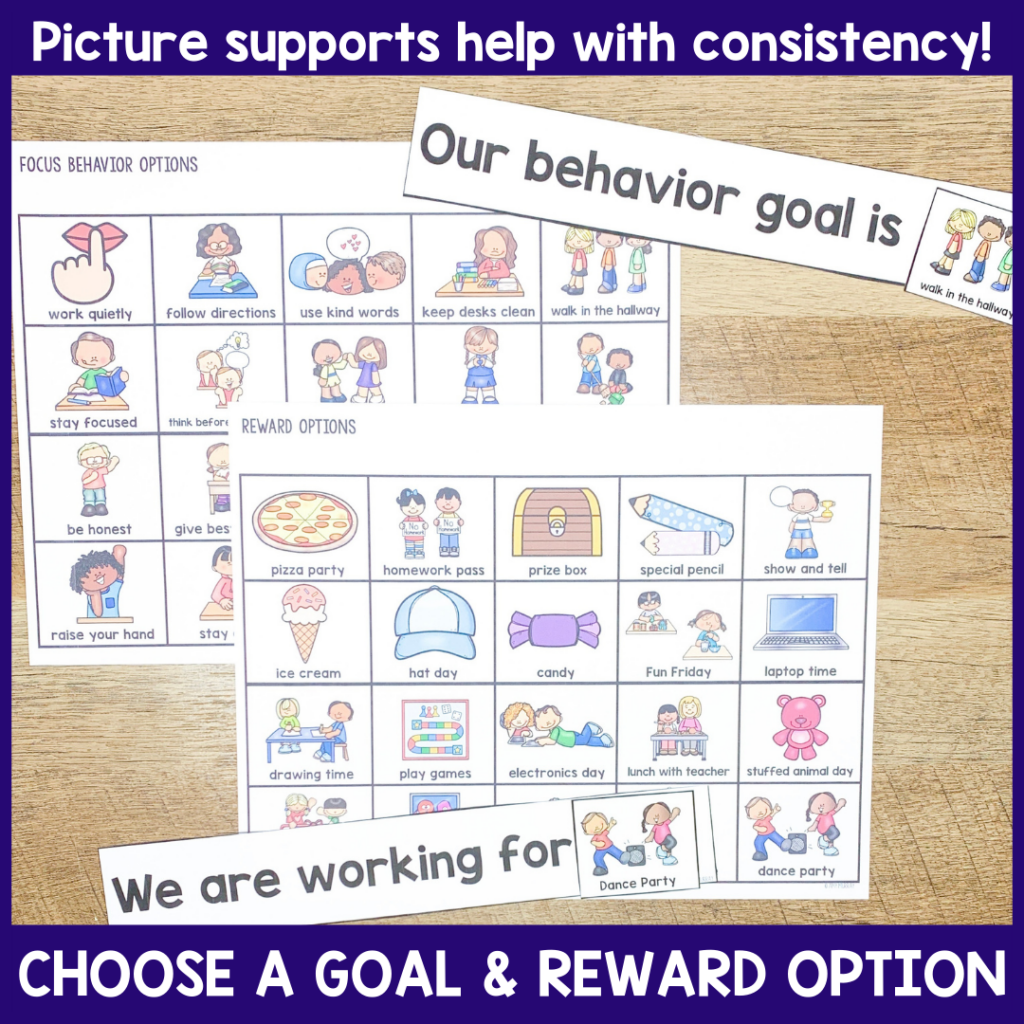 Build A Whole Class Reward Chart Bundle Classroom Behavior Management 