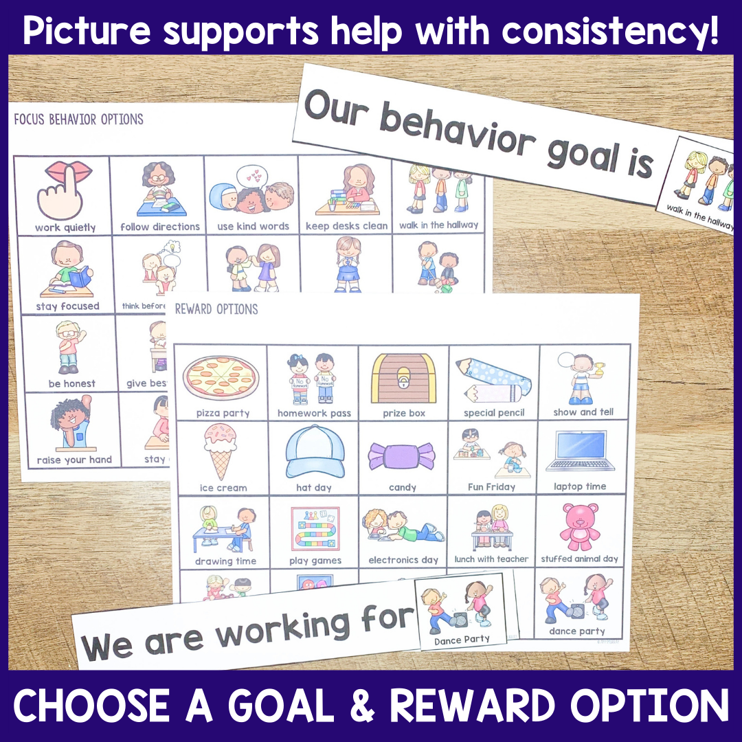 Build A Whole Class Reward Chart Bundle Classroom Behavior Management 