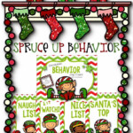 Christmas Themed Behavior Clip Chart Can You Stay On Santa s Nice List