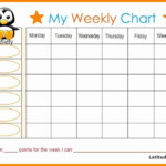 Classroom Behavior Chart Template Elegant Weekly Behavior Chart