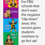 Clip Charts For Positive Behavior Mascot Junction