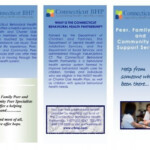 CT BHP Peer Support Services Brochure English Connecticut