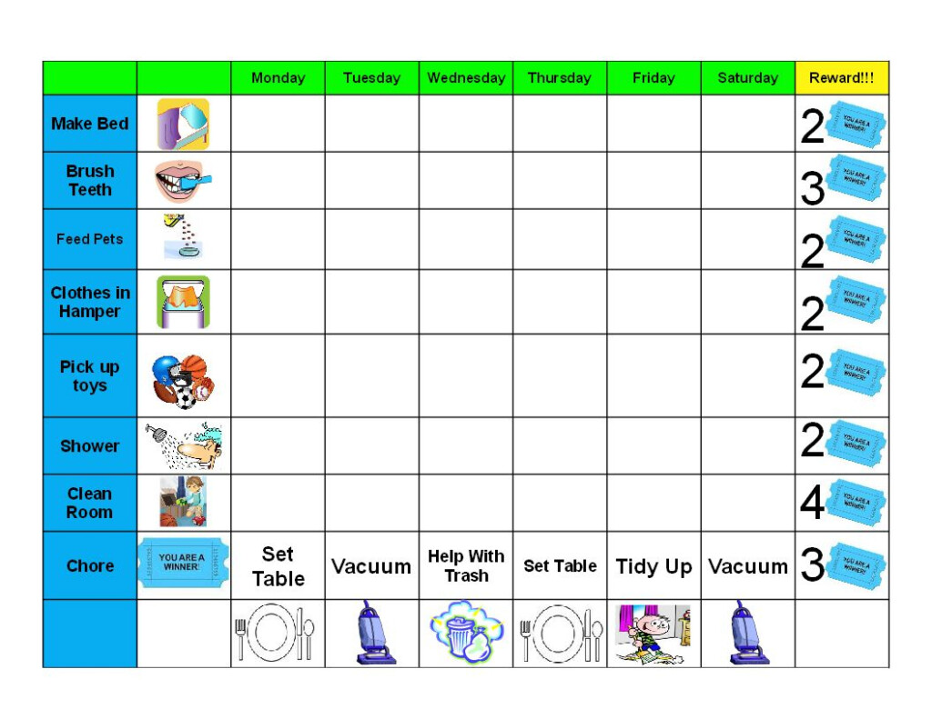 Editable Chore Charts Chore Chart Pdf Printable Wallpaper Chore 