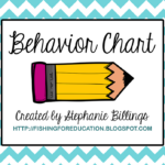 Fishing For Education Behavior Chart Freebie