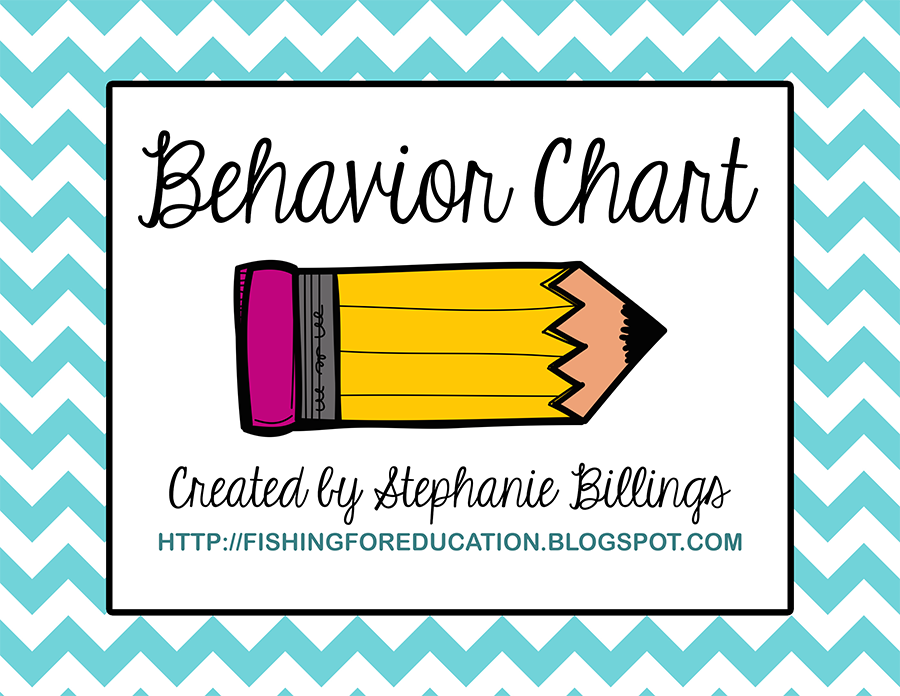 Fishing For Education Behavior Chart Freebie 