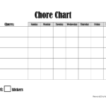 Free Printable Chore Chart For Kids Customize Online Print At Home