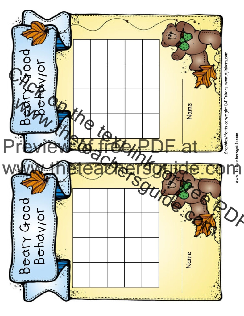 Free Printable Reward And Incentive Charts