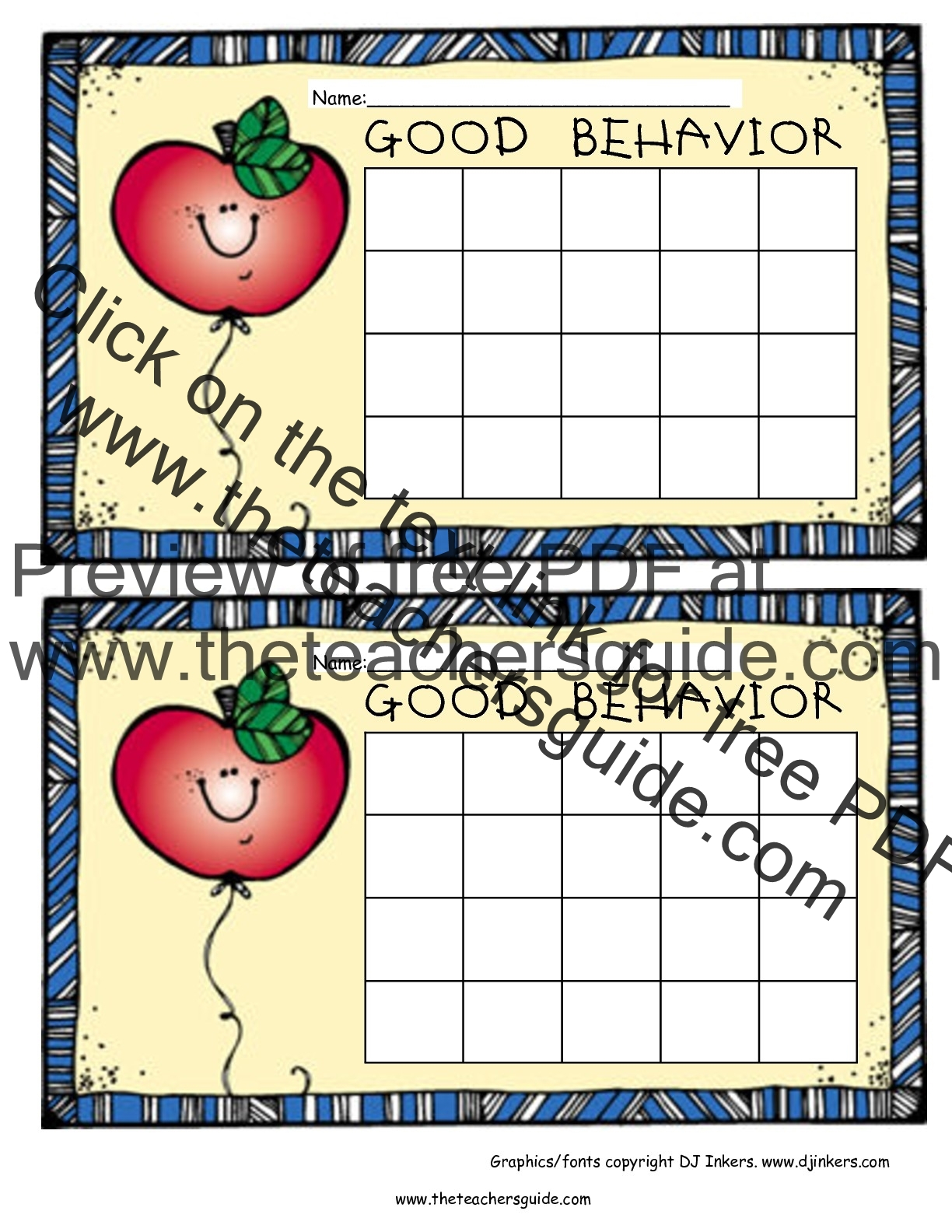 Free Printable Reward And Incentive Charts