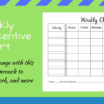 FREE Weekly Incentive Chart for Teenagers ACN Latitudes