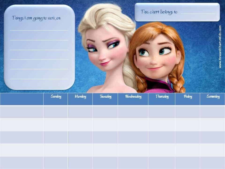 behavior-sticker-chart-frozen-behaviorchart