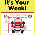 Lightning McQueen Its Your Week Behavior Chart Fillable ACN