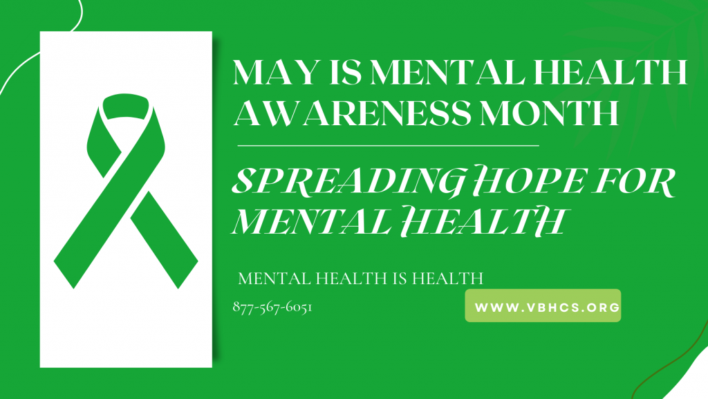 MAY IS MENTAL HEALTH AWARENESS MONTH Volunteer Behavioral Health 