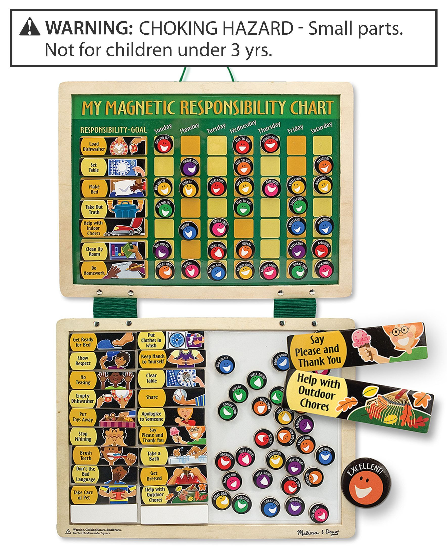 Melissa And Doug Kids Toys Kids Responsibility Chart Set 