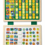 Melissa Doug My Magnetic Wooden Responsibility Chart Childrens