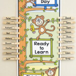 Monkey Behavior Chart Editable Classroom Decor Classroom Themes