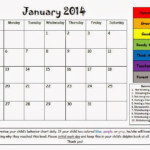 Mrs Bumgardner s Kindergarten January Behavior Calendar Clip Chart