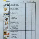 My Star Chart Preschool Behavior Classroom Behavior Chart Classroom