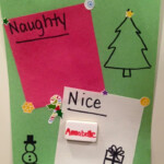 Naughty And Nice Behavior Chart Christmas Themes Christmas Cards