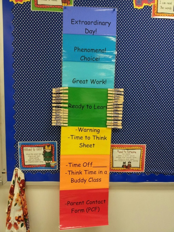 Our Clip Up Behavior System Gearing Up For First Grade