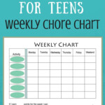 Pin On Chore Lists