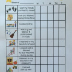 Preschool Behavior Management Chart Teaching Treasure