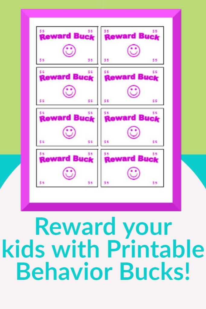 Printable Behavior Bucks Printable Reward Charts Free Printable 