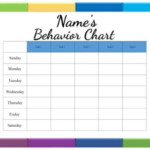 Printable Behavior Charts For Home That Are Current Katrina Blog