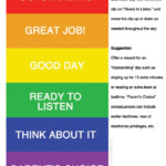 Printable Color Coded Behavior Chart Happiness Is Homemade