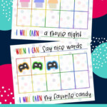 Reward Chart For Kids Star Chart Behavior Printable Affinity Grove