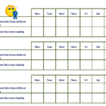 Sticker Chart For Following Directions Without Arguing And Quickly