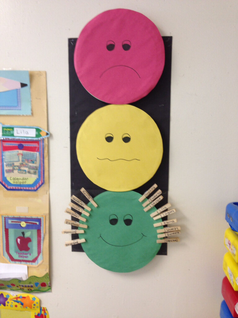 Stoplight Behavior Chart For Classroom Management Behavior Chart 