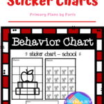 Students Help Track Their Behavior With This Sticker Chart Student