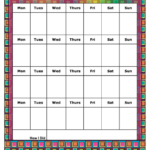 Top Monthly Behavior Charts Free To Download In PDF Format