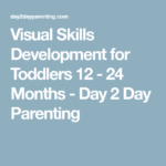 Visual Skills Development For Toddlers 12 24 Months Day 2 Day