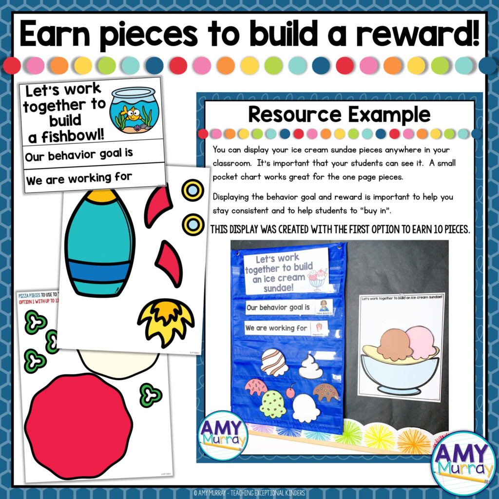 Whole Class Behavior Management Build A Reward Chart Anytime Bundle 