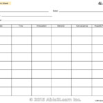 Antecedent Behavior Consequence ABC Chart 1 Page In 2020 Abc Chart