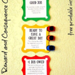 Reward And Consequence Behavior Chart