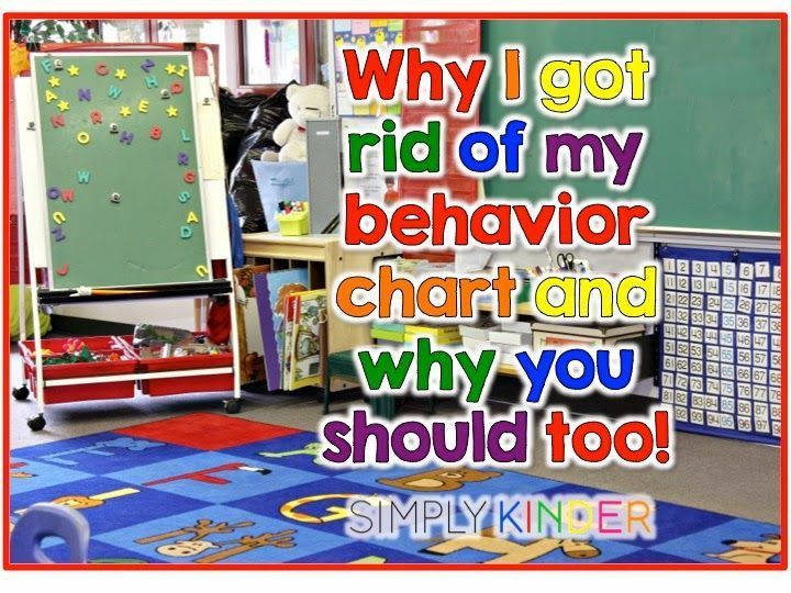 Why I Took My Behavior Chart Off My Wall Simply Kinder Classroom